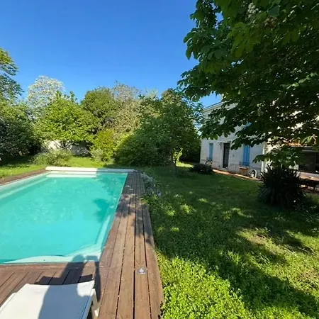 8 Pers Avec Piscine Chauffee - Bordeaux 10 Min * Lormont
